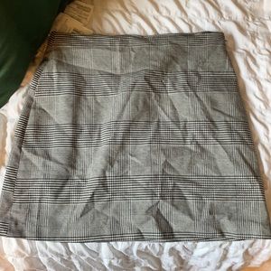 plaid skirt